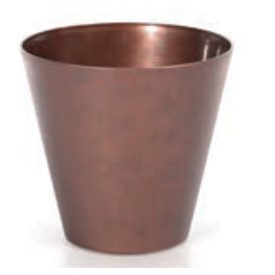   Kaspó Tubus Corten -  átmérő 200mm, magasság 187mm, 3,5L