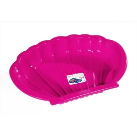 Kagyló homokozó 108x78x18,5cm, rózsaszín