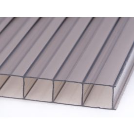 Polikarbonát 10mm-es füstös bronz 2,1x3M (6,3m2)				