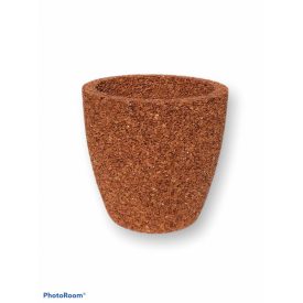 Veronai Vörös Márványkaspó O3 ø27x25cm, kerek