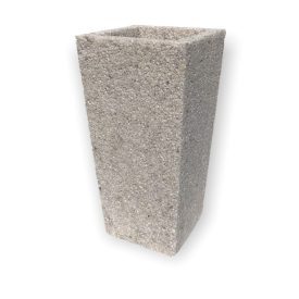 Carrarai Fehér Márványkaspó KM1 ø18x37cm szögletes