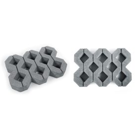 Gyeprács 60x40x10  szürke