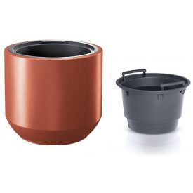 Heos virágcserép, réz színű Ø 40cm